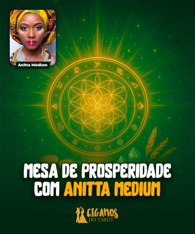 Mesa de Prosperidade com Anitta Medium
