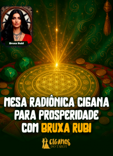 Mesa Radi�nica Cigana para Prosperidade com Bruxa Rubi
